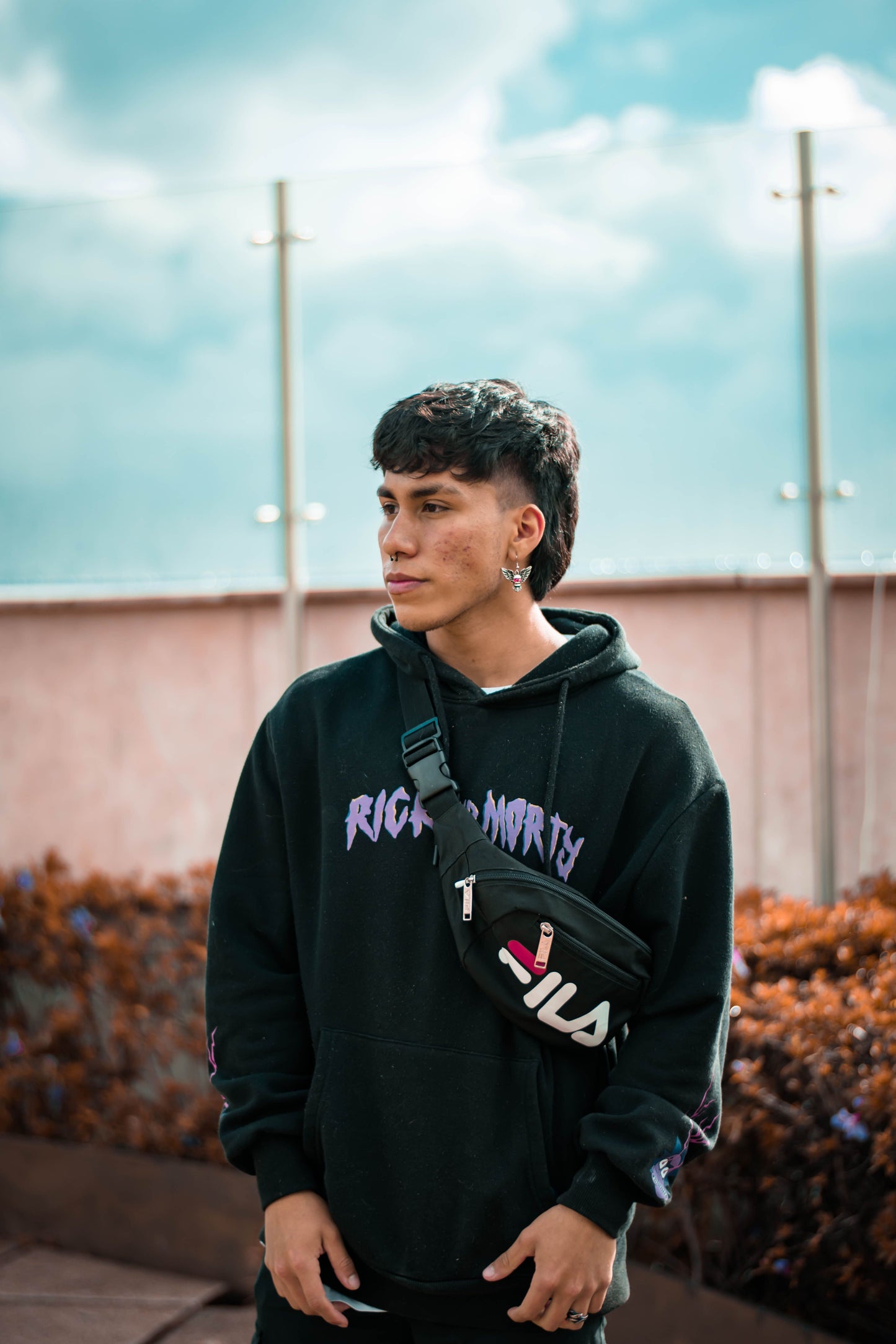 Desi Aura Plain Black Hoodie