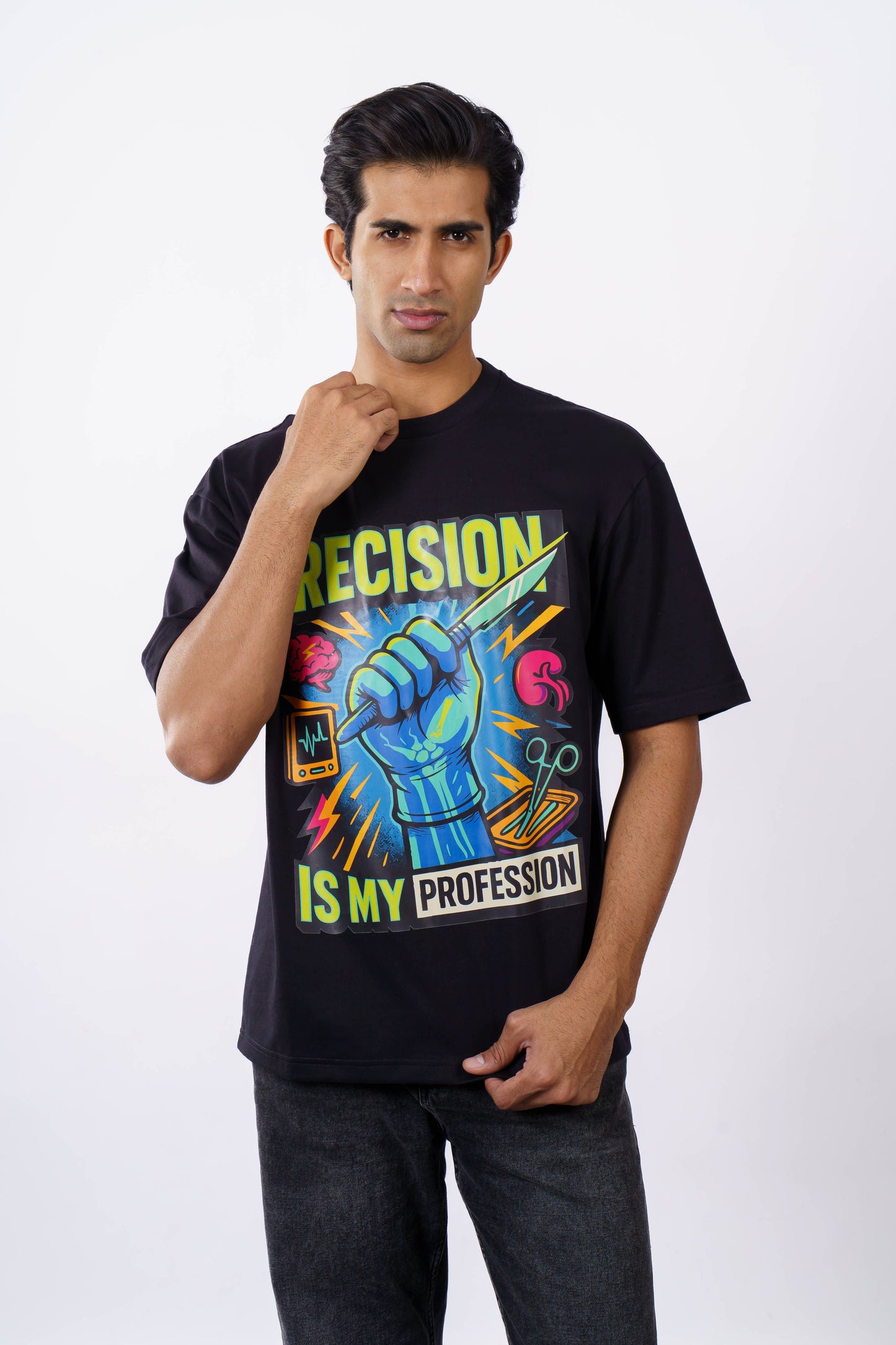 Desi Aura Avengers Graphic Tee