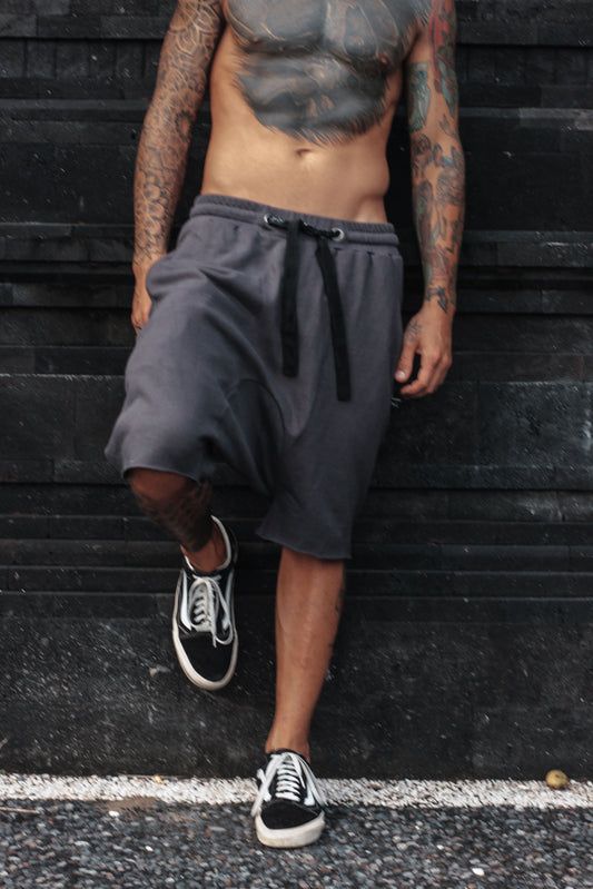Desi Aura Black Streetwear Shorts
