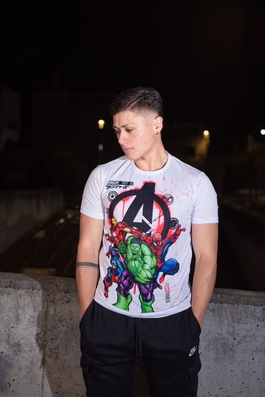 Desi Aura Avengers Graphic Tee