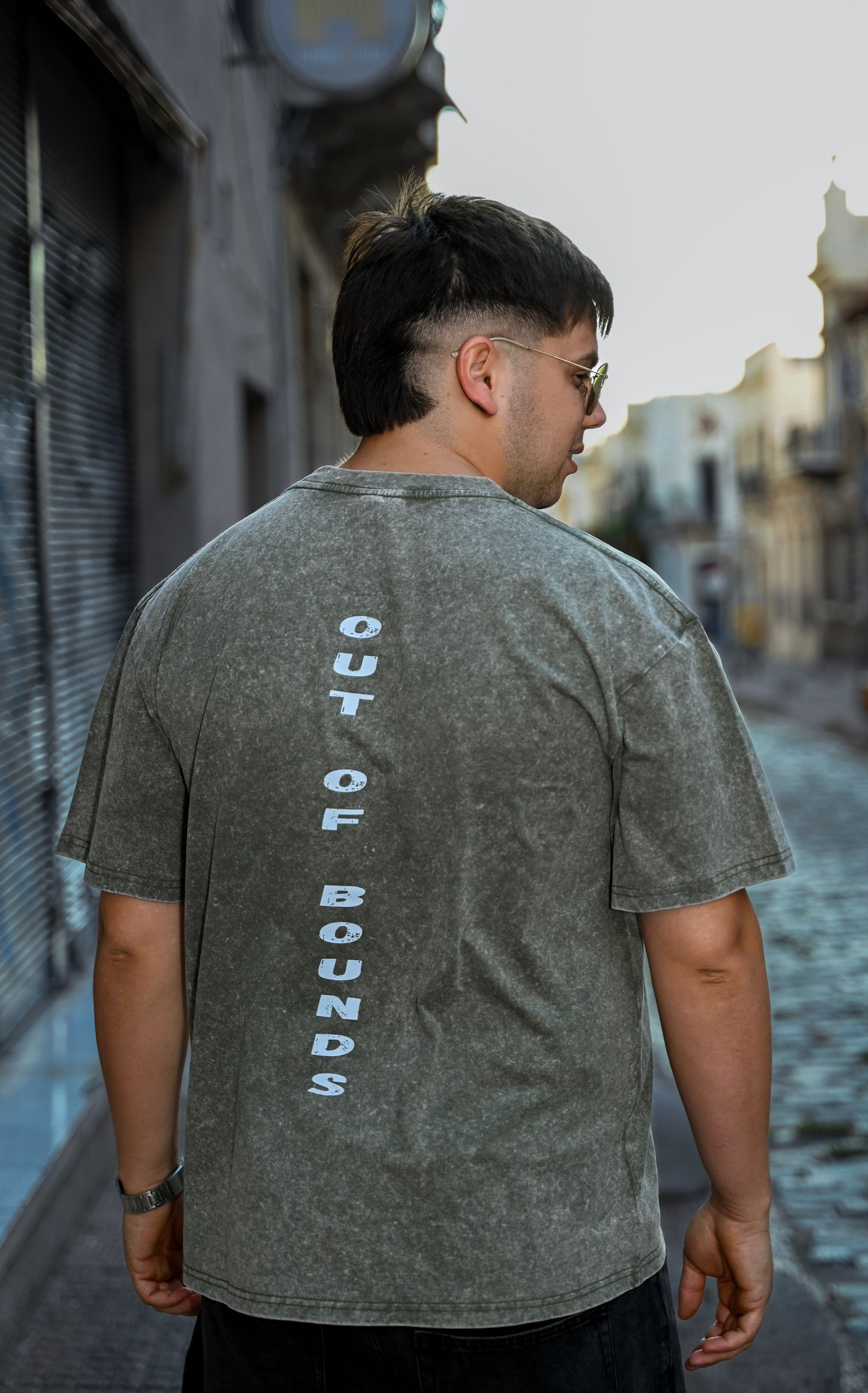 Desi Aura Brown Mineral Washed Tee